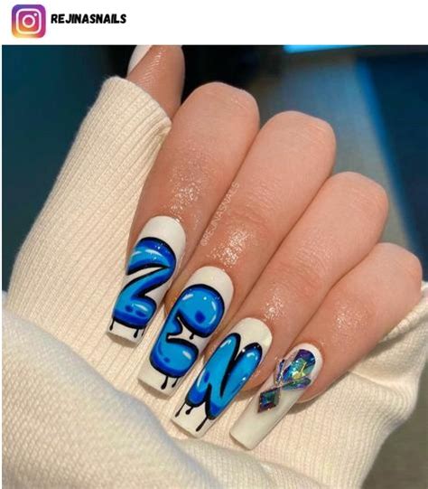 Graffiti Nail Art Designs In Nerd About Town