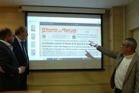 Diario De Teruel Digitaliza Toda Su Hemeroteca De Papel Con El Apoyo De