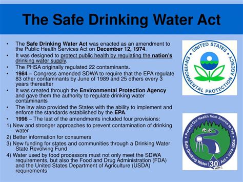 Ppt The Safe Drinking Water Act Powerpoint Presentation Free Download Id4589806