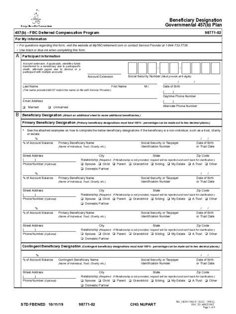 Fillable Online Etf Wi Govfileswdc Beneficiary FormBeneficiary