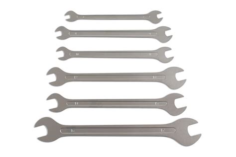 Open Ended Spanner Wrench Set Ultra Thin 3mm Thickness Approx Sizes