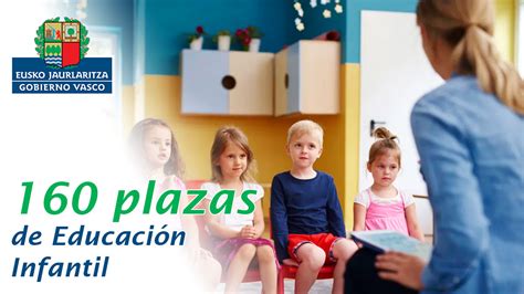 Convocatoria De Plazas De Educaci N Infantil En El Gobierno Vasco