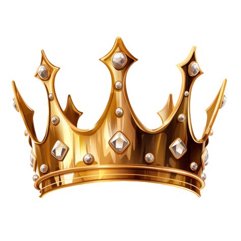 Golden Crown Isolated 26603419 Png