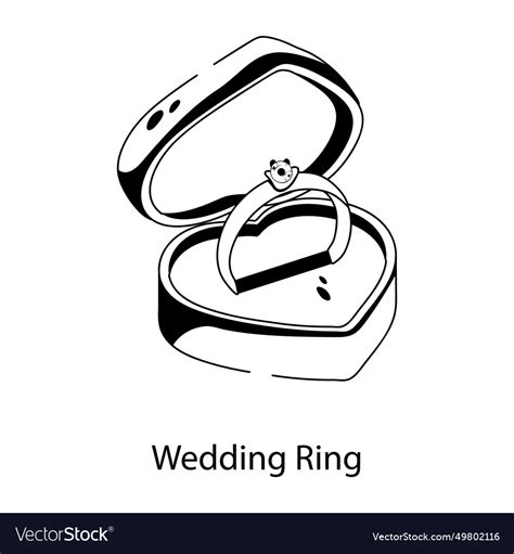 Wedding ring Royalty Free Vector Image - VectorStock