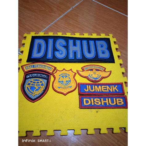 Jual Logo Atribut Bordir DISHUB Satu Set Shopee Indonesia