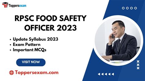 Rpsc Food Safety Officer Exam Pattern 2023 Update Syllabus Important