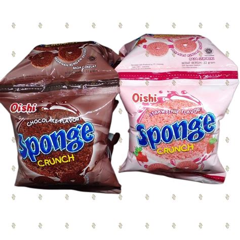 Jual Oishi Sponge Crunch 2000 1 Renceng Isi 10 Bungkus 22 Gram Rasa