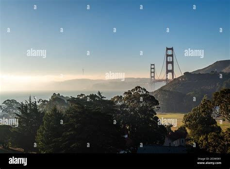 The Golden Gate Bridge as seen from Fort Baker Stock Photo - Alamy