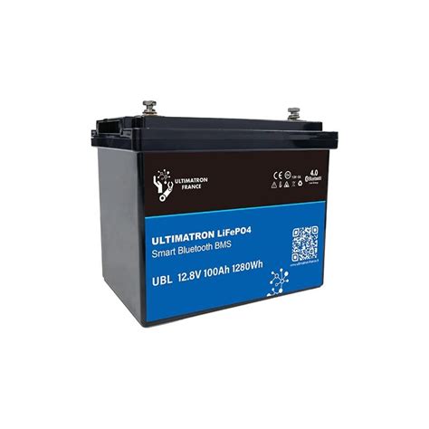 Ultimatron Batterie Lithium 12V 100Ah LiFePO4 UBL 12 100 610 00