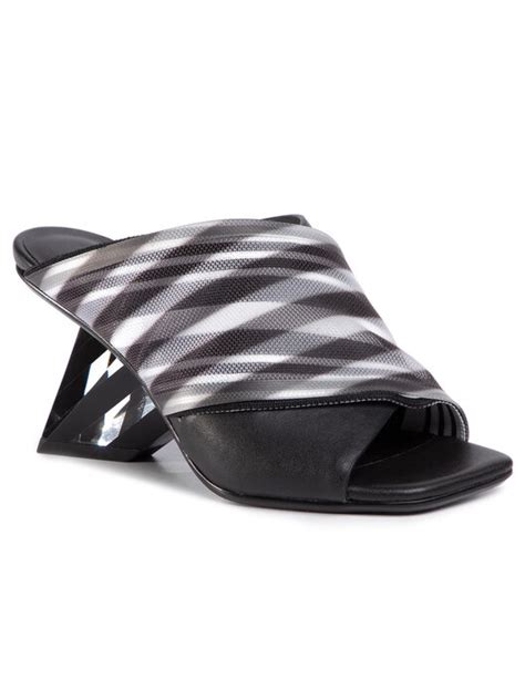Pantoletten United Nude Rockit Op Sandal 105350114951 Schwarz Eschuhe De