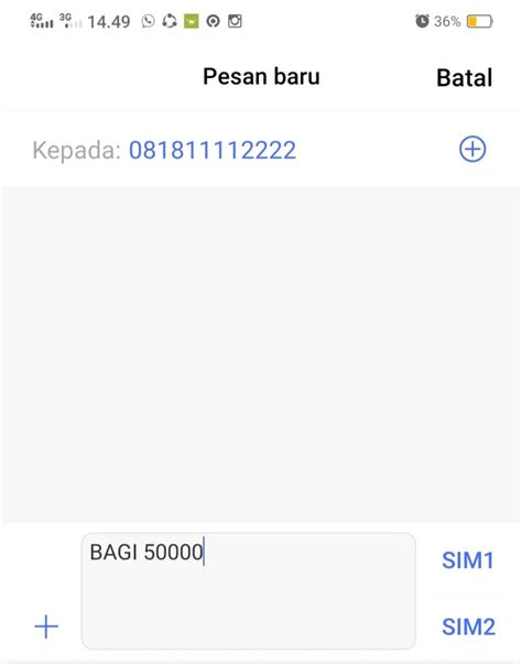 Cara Transfer Paket Xl Ke Nomor Lain Contoh Surat Resmi