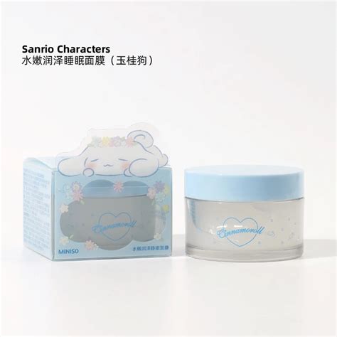 Miniso Sanrioed Anime Cartoon Cinnamoroll Maska Do Spania W Dziewcz Ce