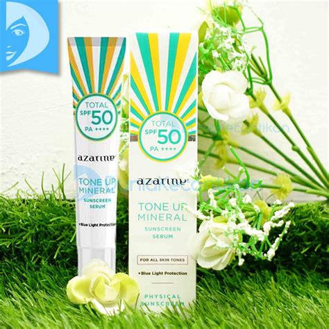 Jual Azarine Tone Up Mineral Sunscreen Serum Spf Pa Shopee