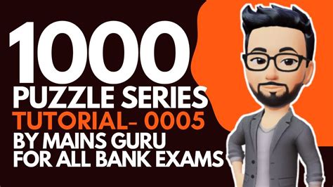 1000 Puzzle Series Puzzle No 5 For RBI SBI IBPS RRB LIC