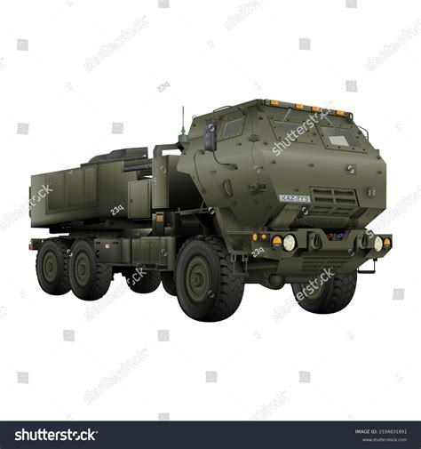 Himars Realistic Truck Illustration 3d Style Stock Illustration