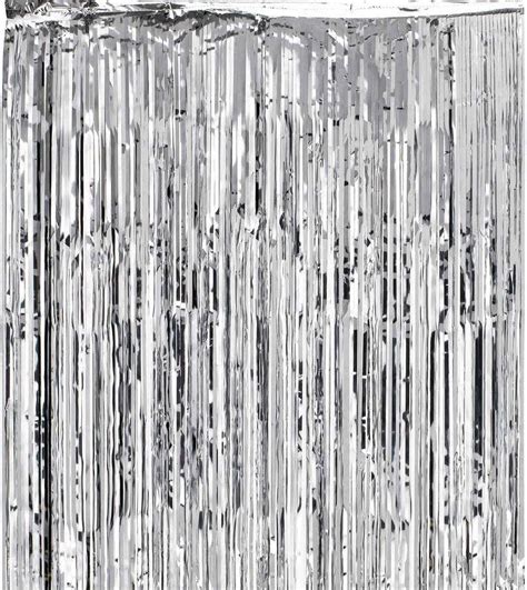 Handy Basics 3 2 Ft X 9 8 Ft Metallic Tinsel Foil Fringe