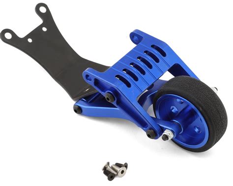 Team Integy Aluminum Wheelie Bar For Traxxas Rustlerstampede Blue