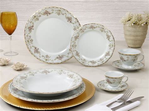 Aparelho De Jantar Classic Guirlanda Pe As Em Porcelana Schmidt