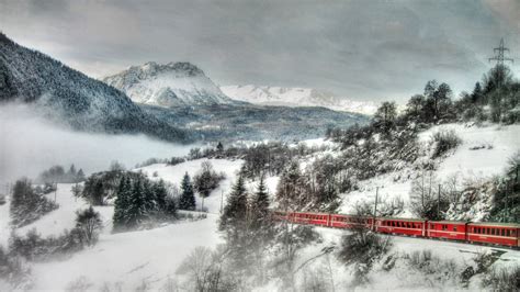 7 train routes that are even better in winter, from the Swiss Alps to ...