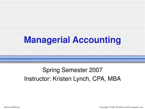 Ppt Managerial Accounting Powerpoint Presentation Free Download Id 3326123