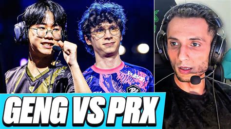 First Playoffs Match Fns Reacts To Geng Vs Paper Rex Vct Masters