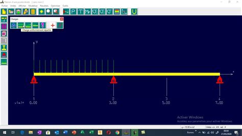 Rdm Diagramme Des Efforts Internes D Une Poutre Continue Youtube