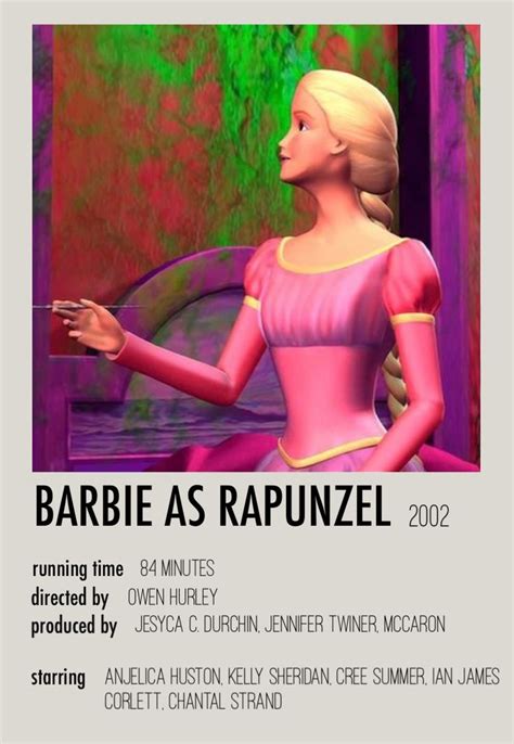 Barbie as Rapunzel (2002), polaroid poster | Affiche film, Film, Barbie