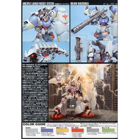 Hg Rx 78gp02a Gundam Gp02a Type Mlrs Mobile Suit Gundam 0083 Stardust