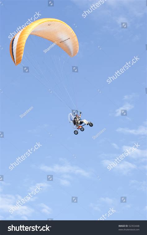 Putrajaya Malaysia March 18 Paragliding Enthusiasts Stock Photo