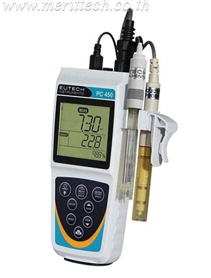 Pc450 Eutech เครื่องวัดคุณภาพน้ำแบบมัลติพารามิเตอร์ Multi Parameter Phconductivity Meter รุ่น