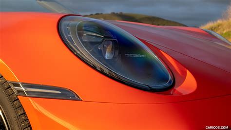 Porsche 911 Turbo S Cabrio | 2021MY (Color: Lava Orange) | Headlight