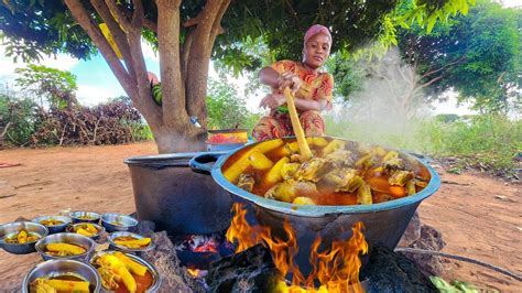 African Village Life Cooking Most Appetizing Delicious Village Food