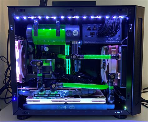 Lian Li Tu150 watercooling build : r/sffpc