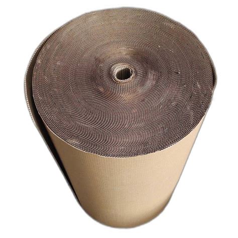 Paper Plain 2 Ply Kraft Corrugated Roll For Used In Packaging