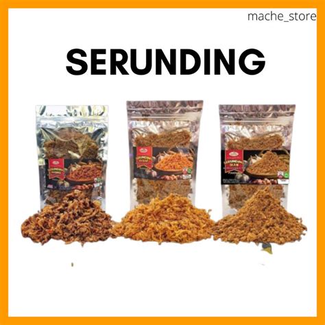 Serunding Premium Kg Laut Kelantan Serunding Daging Tempatan Serunding