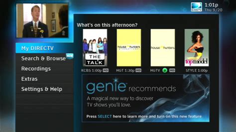 Hands On Directv Genie Hd Dvr And Genie Recommends The Solid