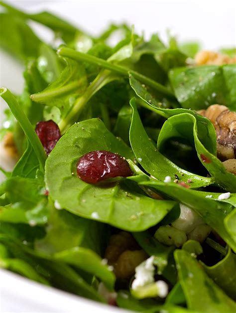 Spinach Arugula Cranberry And Walnut Salad Life S Ambrosia