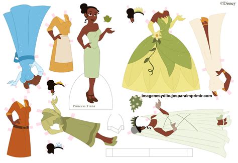 Im Gen Para Recortar Tiana Princesa Disney Colorear Dibujos Letras