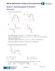 G Pdf Mei As Mathematics Graphs And Transformations Section