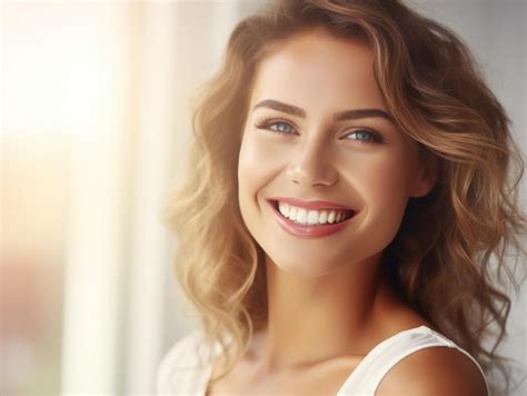 Premium Ai Image Beautiful Wide Smile Of Healthy Woman White Teeth