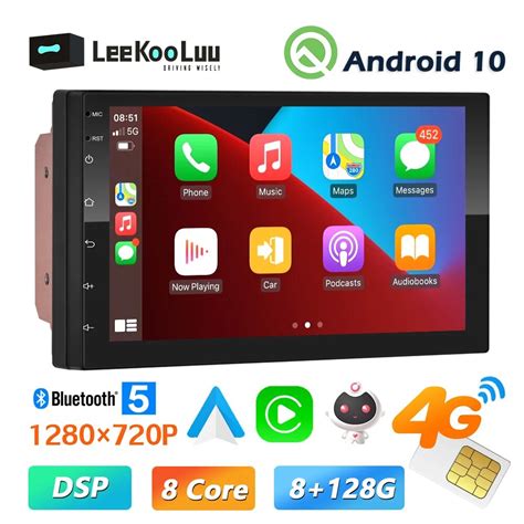 Leekooluu Radio Con Gps Para Coche Reproductor Multimedia Con Android