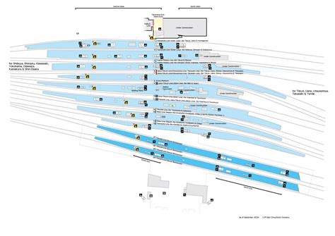 Shinagawa Train Station Map