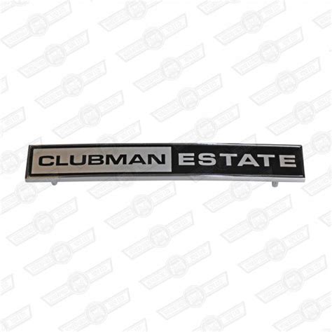 Badge Rear Door Clubman Estate 69 75 Somerford Mini Mini Special