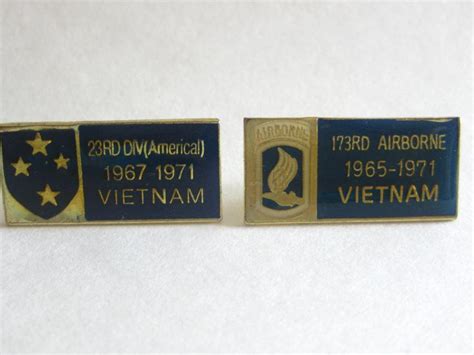 Vietnam Lapel Pin Lot Rd Div Americal Rd Airborne Etsy Army