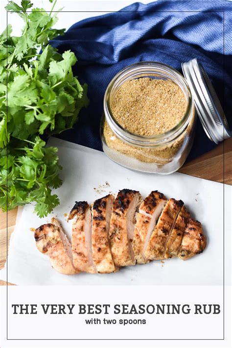 The Very Best Seasoning Rub For Grilled Chicken And More With Two