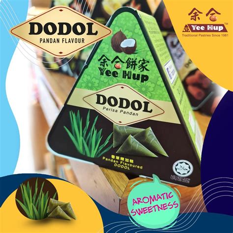 Yee Hup Dodol Ipoh Famous Brand Variety Flavoured 180gm Halal Certified