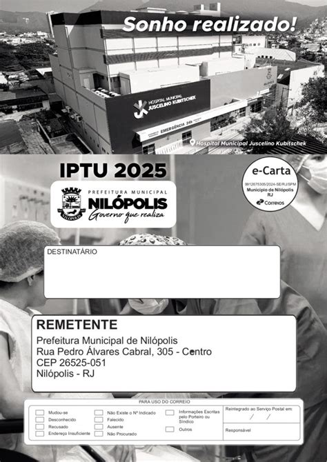 Iptu Contribuintes Come Am A Receber A Correspond Ncia No In Cio