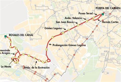 Recorridos Y Paradas De La L Nea De Autob S De Puerta Del Carmen A