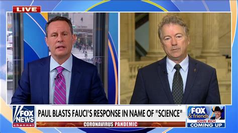 Rand Paul Fires Back After Dr Fauci Claims To Represent Science