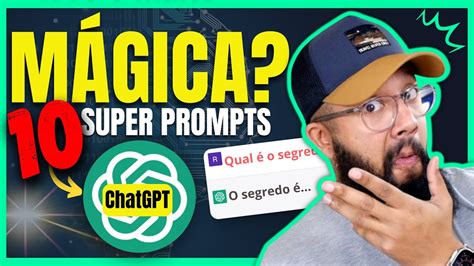 REVELADO ChatGPT 10 Prompts Para TURBINAR A Sua Produtividade O